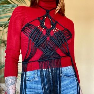 Handmade Macramé Festival Dress